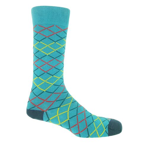 Hastings Men's Socks - Turquoise