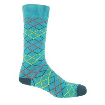 Chaussettes Homme Hastings - Turquoise 1