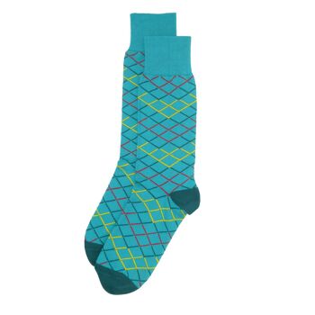 Chaussettes Homme Hastings - Turquoise 2