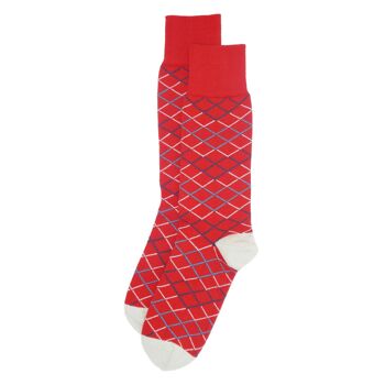 Chaussettes Homme Hastings - Crimson 2