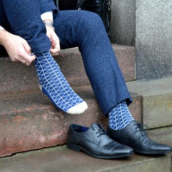 Chaussettes Homme Tritile - Bleu Royal 4