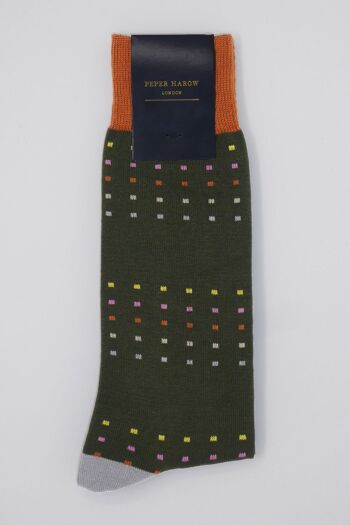 Chaussettes Homme Square Polka - Printemps 2