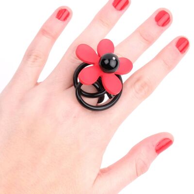 Bague Super Flower Samuel Coraux