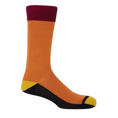 Burgess Men's Socks - Orange