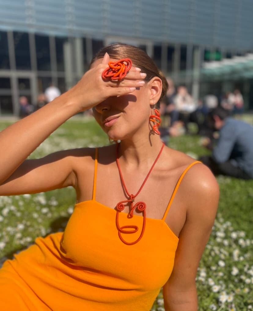 Kopfhalskette aus Samuel-Korallen