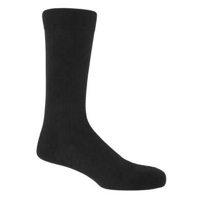 Klassische Herrensocken - Holzkohle