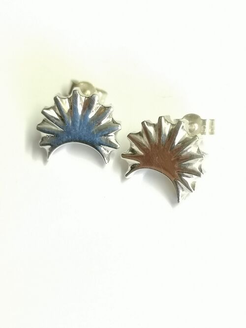 Sunrise/Sunset earstuds made from Silver