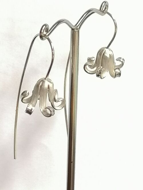 Hyacinth drop earrings hand made from Sterling Silver
