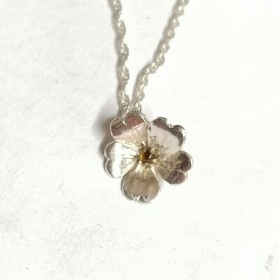 Primrose pendant set with a Citrine and made from Sterling Silver