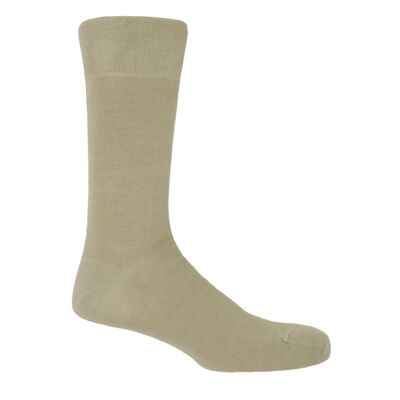 Classic Men's Socks - Beige