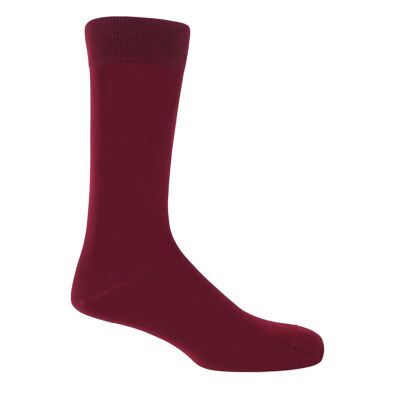 Chaussettes classiques pour hommes - Bordeaux