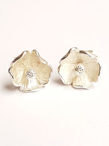 Boucles d'oreilles en argent Rockrose 1