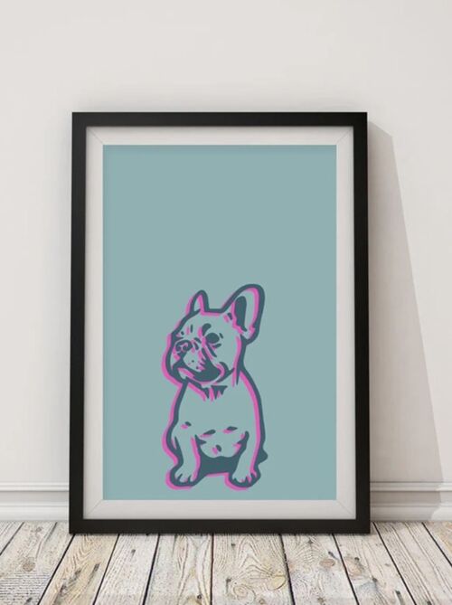 French Bulldog Art Print A4