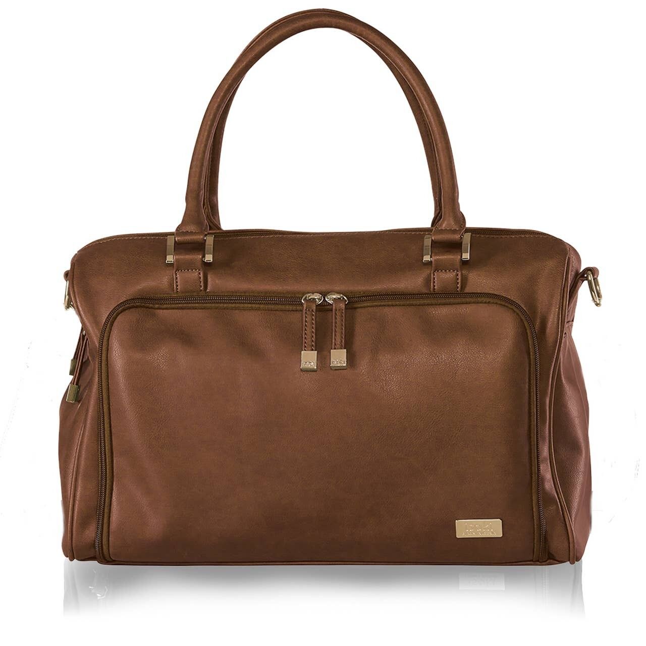 Double Zip Satchel Changing Bag Redwood
