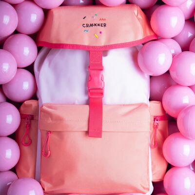 EDDI   RUCKSACK ROSA-ORANGE-FUCHSIA