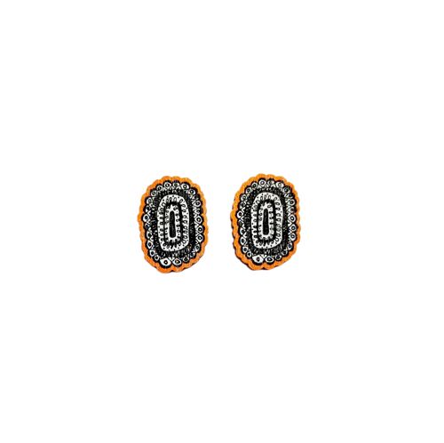 Uni Mini Earrings - Orange