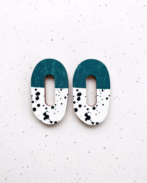 Rinkeli Midi Earrings Green