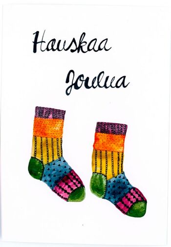 Hauskaa Joulua Carte postale