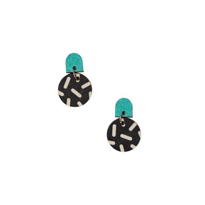 Neilikka Earrings - Round - Turquoise