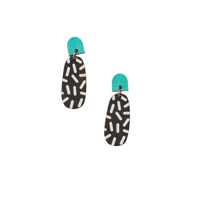 Neilikka Earrings - Oval - Turquoise