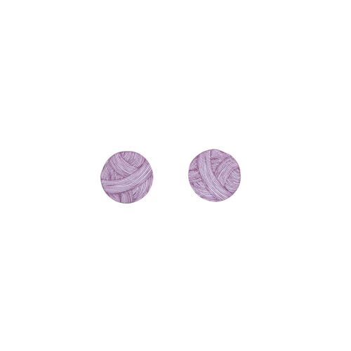 Kerä Mini Earrings - Plum