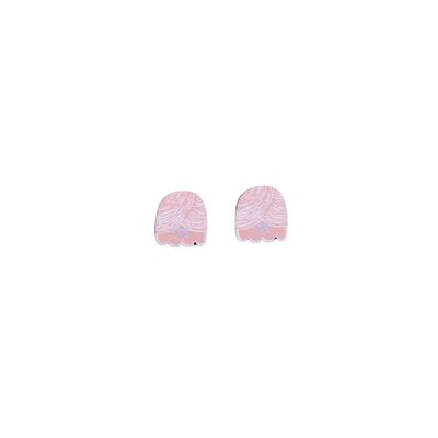 Petunia Mini Earrings - Peach