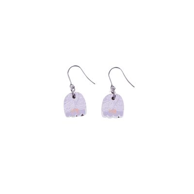 Boucles d'Oreilles Pétunia Midi - Lilas