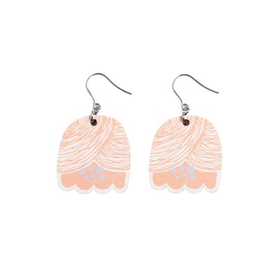 Petunia Earrings - Peach