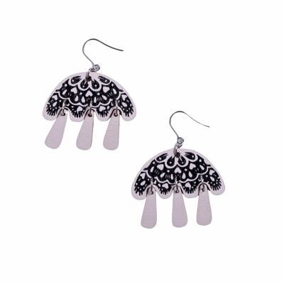 Boucles d'oreilles Lumme - Noir