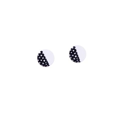 Leikki Mini Earrings - White