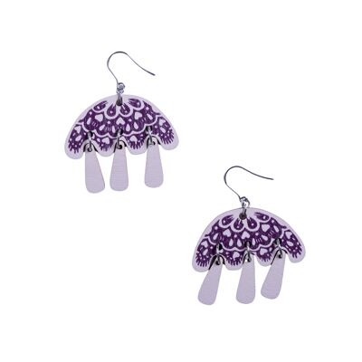 Lumme Earrings - Purple