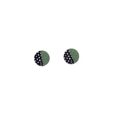 Leikki Mini Earrings - Green