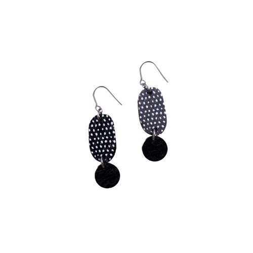 Leikki Earrings - Black