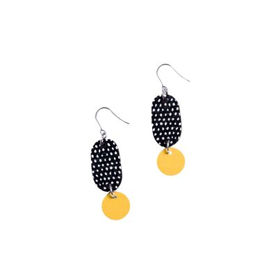 Boucles d'oreilles Leikki - Jaune