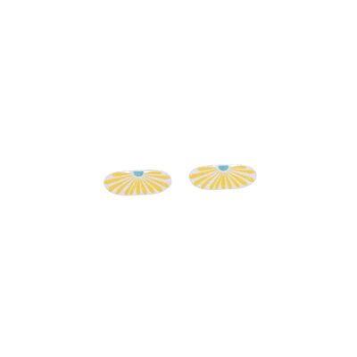 Mini orecchini Auringonkukka - gialli