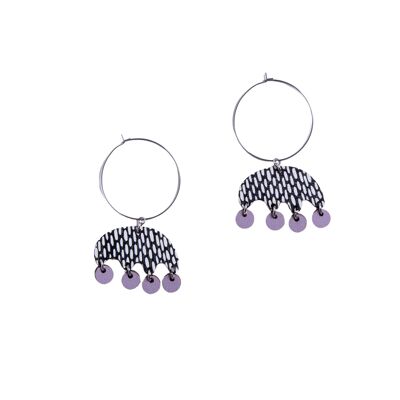 Boucles d'oreilles Kruunuvuokko Lila