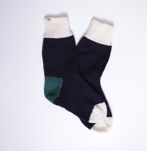 Wool Socks - 33-35 - BLACK