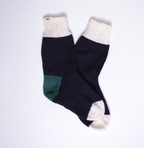 Wool Socks - 42-44 - BLACK