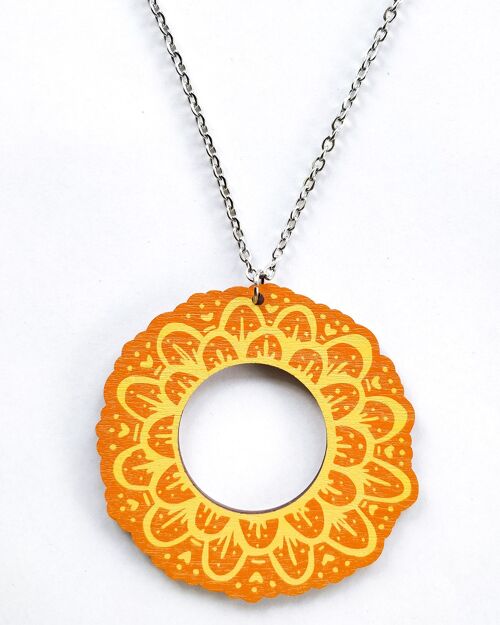 Seppele Necklace - Orange/yellow
