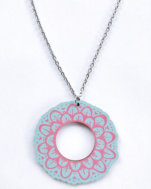 Seppele Necklace - Light blue/pink