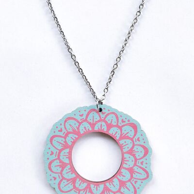 Seppele Necklace - Light blue/pink