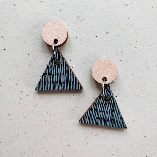 Tilkku Earrings Peach/Gray