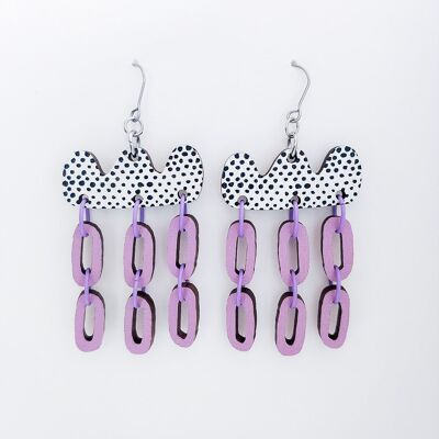 Päivä Earrings Lilac