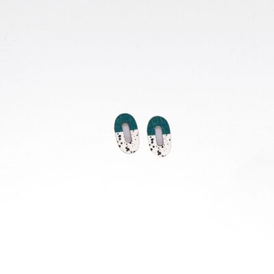 Mini boucles d'oreilles Rinkeli - Vert