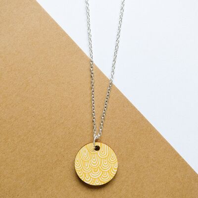 Collier Laine Jaune