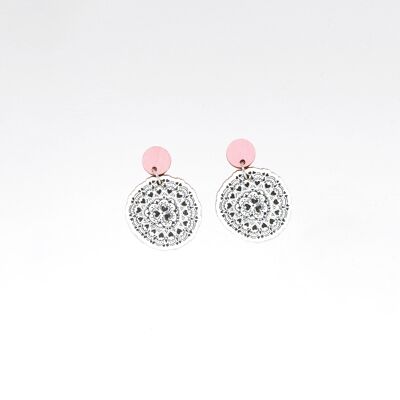 Sydänkäpy Color Earrings - Pink