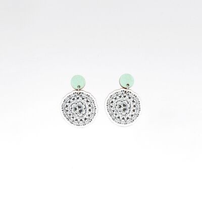 Sydänkäpy Color Earrings - Mint