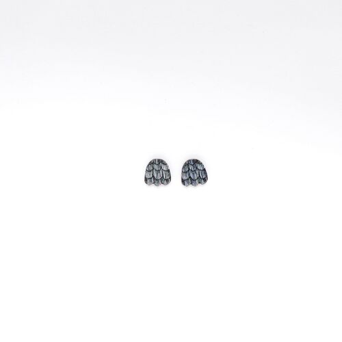 Käpy Mini Earrings - Black