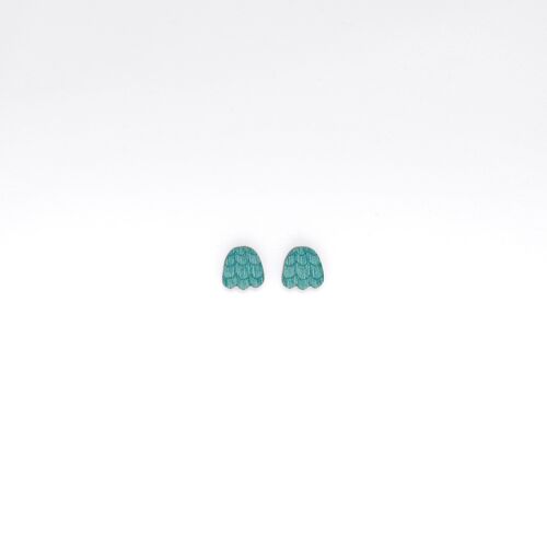 Käpy Mini Earrings - Green