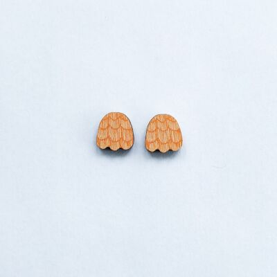 Käpy Mini Earrings - Orange